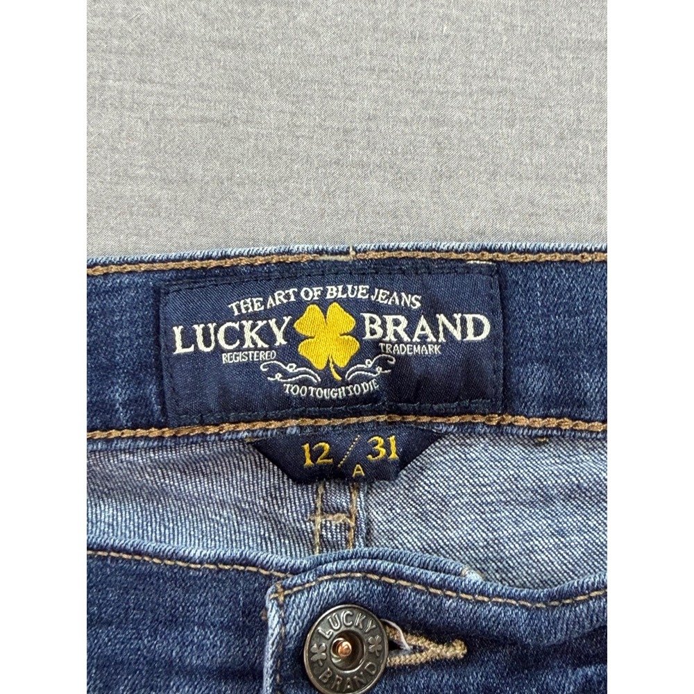 Lucky Brand Sweet Boot Jeans Womens 12/31 Blue Excellent Bootcut Stretch Denim - Picture 6 of 9